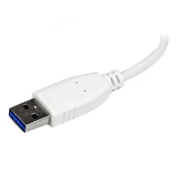 StarTech.com Adaptador Concentrador Hub USB 3.0 Super Speed para Laptop de 4 Puertos Salidas - Blanco