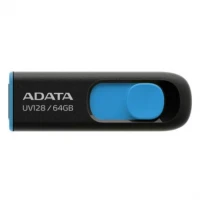 Memoria USB Adata UV128 64 GB 3.2 Color Negro-Azul