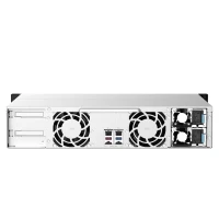 QNAP TS-1273AU-RP-8G servidor NAS o de almacenamiento Bastidor (2U) Ethernet Aluminio, Negro V1500B