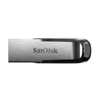 Memoria USB SanDisk Flash Ultra Flair 16GB USB 3.0 Metálica Color Negro/Plata SDCZ73-016G-G46