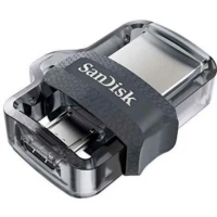Memoria USB SanDisk Ultra Dual Drive M3.0 128 GB Color Negro