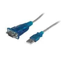 StarTech.com Cable Adaptador USB a Serial RS232 de 1 Puerto Serial DB9 - Macho a Macho
