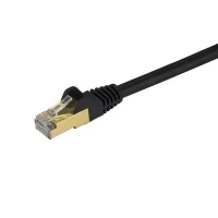 StarTech.com Cable de Red Ethernet Cat6a Blindado (STP) de 0.9m - Negro