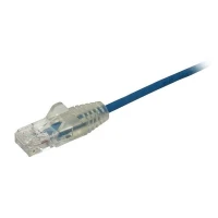 StarTech.com Cable Cat6 de 91 cm - Delgado - con Conectores RJ45 sin Enganches - Azul
