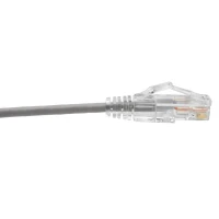 Tripp Lite N201-S01-GY Cable Ethernet UTP Delgado Snagless Cat6 Gigabit (RJ45 M/M), Gris, 30.5 cm [1 pie]