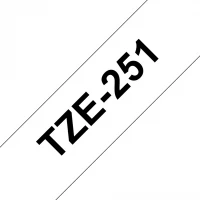 Brother TZE251 cinta para impresora de etiquetas Negro sobre blanco TZe