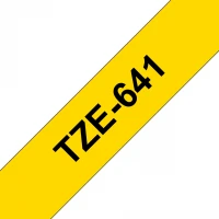 Brother TZE641 cinta para impresora de etiquetas Negro sobre amarillo TZe