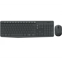 Logitech MK235 teclado RF inalámbrico Negro