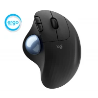 Logitech ERGO M575 ratón Diestro RF inalámbrica + Bluetooth Trackball 2000 DPI