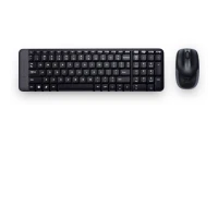 Logitech MK220 teclado RF inalámbrico Negro