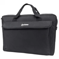 Manhattan 439909 maletín para laptop 43.9 cm (17.3") Bolsa tipo mensajero Negro