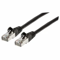 Intellinet 741538 cable de red Negro 2 m Cat6a S/FTP (S-STP)