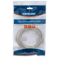 Intellinet Cat5e, 3m cable de red Gris U/UTP (UTP)