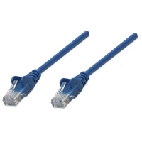 Intellinet 0.45m Cat5e cable de red Azul 0.5 m U/UTP (UTP)