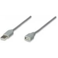 Manhattan USB 3m cable USB USB A Gris