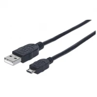 Manhattan Hi-Speed USB Device Cable cable USB 0.5 m USB 2.0 USB A Micro-USB B Negro