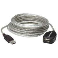 Manhattan 519779 cable USB 5 m USB 2.0 USB A Plata