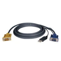 Tripp Lite P776-006 Juego de cables PS/2 (2 en 1) para KVM NetDirector serie B020 y serie B022, 1.83 m [6 pies].