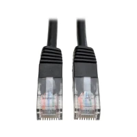 Tripp Lite N002-002-BK Cable Ethernet (UTP) Moldeado Cat5e 350 MHz (RJ45 M/M) - Negro, 61 cm [2 pies]