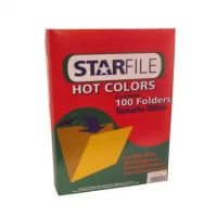 Folder Mapasa Hot Colors Rojo Oficio C/100