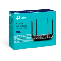 TP-Link Archer C6 router inalámbrico Ethernet rápido Doble banda (2,4 GHz / 5 GHz) 4G Blanco