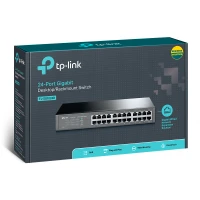 TP-Link TL-SG1024D dispositivo de redes No administrado Gigabit Ethernet (10/100/1000) Gris