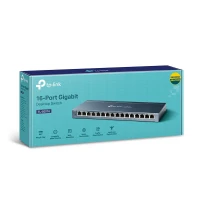 TP-Link TL-SG116 dispositivo de redes No administrado Gigabit Ethernet (10/100/1000) Negro
