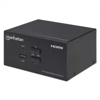 Manhattan 153522 interruptor KVM Negro