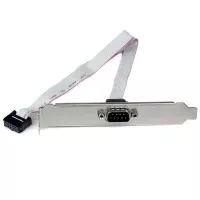 StarTech.com Adaptador de 40cm de Header Bracket Serial DB9 RS232 a IDC 10 Pines para Tarjeta Madre