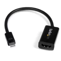 StarTech.com Convertidor de Video Mini DisplayPort a HDMI con Audio – Adaptador Activo MDP 1.2 para Laptop o Ultrabook – 4K @ 30Hz Negro