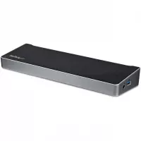 StarTech.com Docking Station USB-C para 3 Monitores 4K con DisplayPort y HDMI - Entrega de Potencia de 60W - Dock USB 3.1 - para Laptops basados en Windows & MacBook Pro