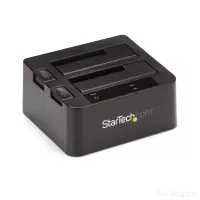 StarTech.com Docking Station de 2 Bahías - USB 3.1 a SATA - USB 3.1 (10 Gbps) - SATA I/II/III de 2.5/3.5" - Base de Acoplamiento SSD/HDD - de Intercambio en Caliente - Carga Superior