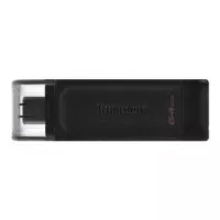Memoria USB Kingston DataTraveler 70 64GB USB-C Color Negro