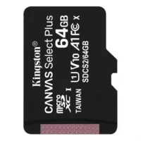 Tarjeta MicroSD Kingston Canvas Select Plus 64 GB 100R A1 C10 Card