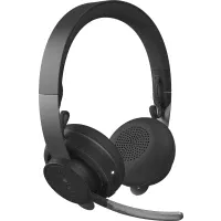 Logitech MSFT Teams Zone Wireless Plus Auriculares Inalámbrico Diadema Oficina/Centro de llamadas Bluetooth Grafito