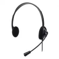 Manhattan 179850 audífono y auriculare Auriculares Alámbrico Diadema Oficina/Centro de llamadas USB tipo A Negro