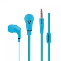Audífonos Alámbricos Vorago EP-103 Manos Libres 3.5mm Color Azul