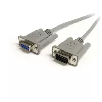 StarTech.com Cable de 1.8m de Extensión DB9 Serial RS232 EGA Macho a Hembra - Extensor Gris