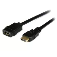 StarTech.com Cable de 2m Extensor HDMI - Cable HDMI Macho a Hembra - Cable Alargador HDMI 4K - Cable HDMI con Ethernet UHD 4K 30Hz Macho a Hembra - Cable HDMI 1.4 de Alta Velocidad