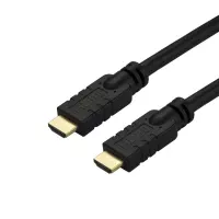 StarTech.com Cable de 10 metros HDMI 2.0 - Cable HDMI Activo de 4K a 60Hz - con Clasificacioón CL2 para Instalación en Pared - Cable HDMI de Alta Velocidad Largo y Durable - HDR - de 18Gbps - Cable Macho a Macho - Negro