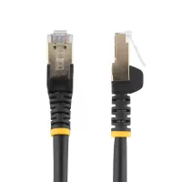 StarTech.com Cable de 1.5m de Red Ethernet RJ45 Cat6 Blindado STP - Cable sin Enganche Snagless – Negro