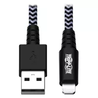 Tripp Lite M100-006-HD Cable de Sincronización y Carga USB A a Lightning para Servicio Pesado, Certificado MFi - M/M, USB 2.0, 1.83 m [6 pies]
