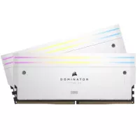Memoria RAM Corsair Dominator Titanium RGB 32GB (2x16GB) 7000Mhz DDR5 UDIMM XMP Color Blanco CL34