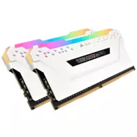 Memoria RAM Corsair Vengeance RGB Pro 16GB (2x8GB) 3000Mhz DDR4 UDIMM Blanco CL15