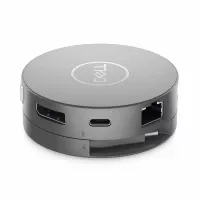 DELL DA310 Alámbrico USB 3.2 Gen 2 (3.1 Gen 2) Type-C Plata