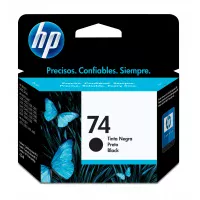 HP Cartucho original de tinta negra 74