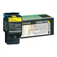 Lexmark C540A1YG cartucho de tóner 1 pieza(s) Original Amarillo