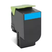Lexmark 70C8HC0 cartucho de tóner 1 pieza(s) Original Cian