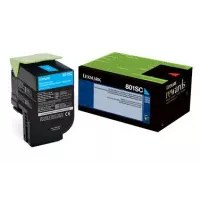 Lexmark 80C8SC0 cartucho de tóner 1 pieza(s) Original Cian