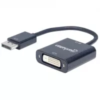 Manhattan 152228 adaptador de cable de vídeo 0.23 m DisplayPort DVI-D Negro